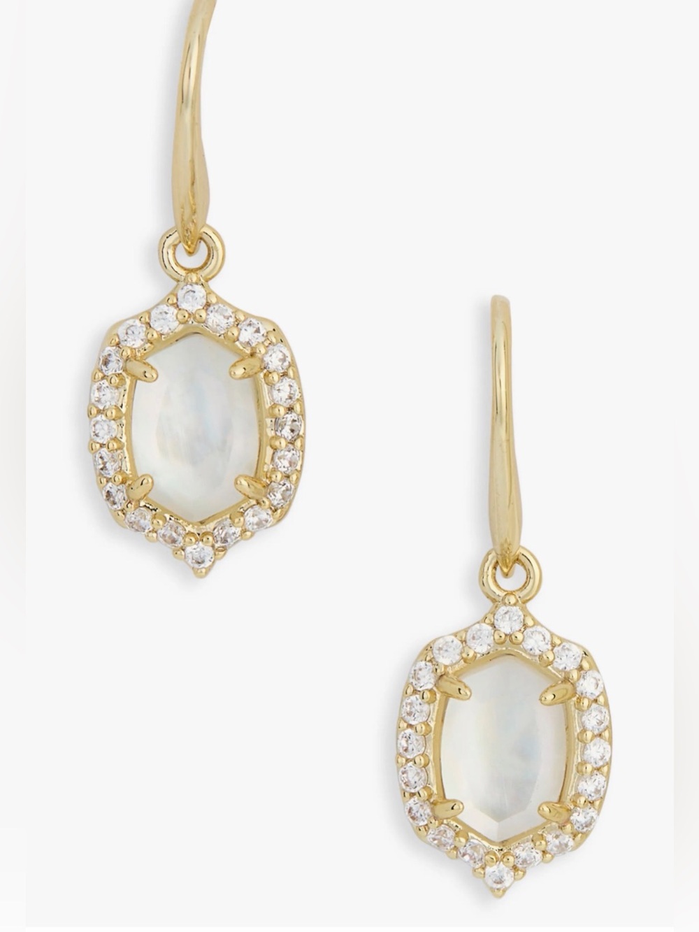 NWT Kendra Scott Dani Drop Earrings Gold Drop Earrings NWT